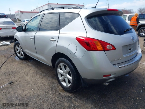 2009 Nissan Murano SL with VIN JN8AZ18W69W210951, listed as a IAAI auction lot 41834652 with 137,389 mi miles. Bid and sale history available at carsss.com. Image 3.
