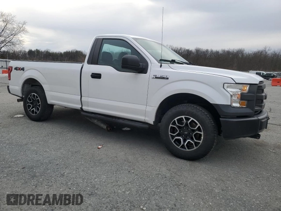 2016 Ford F-150 XL with VIN 1FTMF1EF0GKD59429, listed as a Copart auction lot 43581125 with 40,994 mi miles and Salvage title. Bid and sale history available at DreamBid. Image 4.