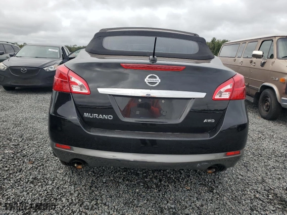 2014 Nissan Murano CrossCabriolet with VIN JN8AZ1FYXEW301655, listed as a Copart auction lot 74318654 with NaN miles and Salvage Title. Bid and sale history available at carsss.com. Image 6.