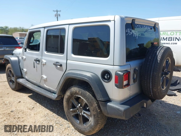 2023 Jeep Wrangler Sport with VIN 1C4HJXDG0PW582947, listed as a IAAI auction lot 41932930 with 19,670 mi miles and . Bid and sale history available at DreamBid. Image 3.