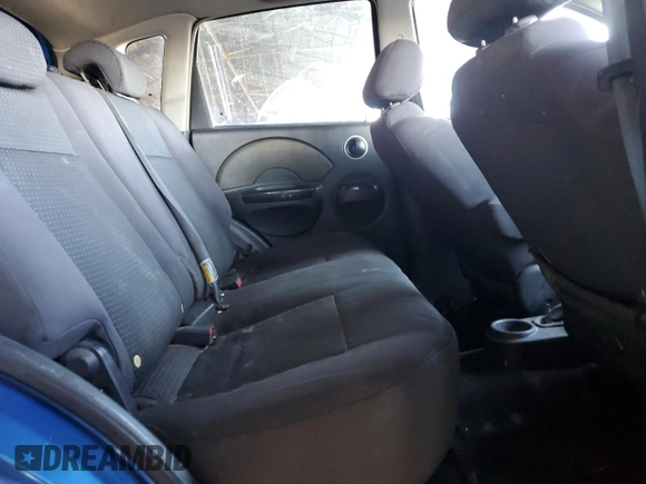 2008 Chevrolet Aveo LS with VIN KL1TD66638B019522, listed as a Copart auction lot 78677024 with 141,202 mi miles and Salvage Title. Bid and sale history available at DreamBid. Image 10.