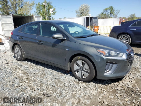 2020 Hyundai Ioniq Blue with VIN KMHC65LC2LU227309, listed as a Copart auction lot 51577645 with 143,542 mi miles and Salvage title. Bid and sale history available at DreamBid. Image 4.