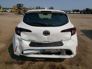 2025 Toyota Corolla Hatchback with VIN JTNK4MBEXS3233751, listed as a Copart auction lot 71455194 with 4,006 mi miles and Salvage Title. Bid and sale history available at carsss.com. Image 6.