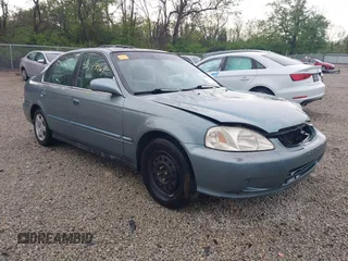 2000 Honda Civic EX z VIN 1HGEJ8644YL006150, wystawiony jako IAAI lot #42149964 z przebiegiem 195 489 mil mil oraz . Historia ofert i sprzedaży dostępna na DreamBid. Obrazek 1.