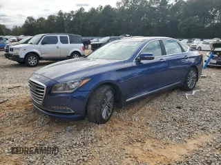 2017 Genesis G80 3.8L with VIN KMHGN4JE4HU188961, listed as a Copart auction lot 47688595 with 108,698 mi miles and Non Repairable. Bid and sale history available at DreamBid. Image 1.