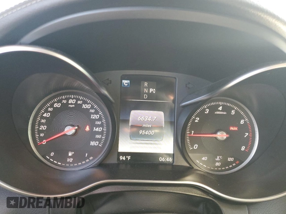 2017 Mercedes-Benz C 300 with VIN 55SWF4JB6HU223073, listed as a Copart auction lot 62393865 with 95,400 mi miles and Salvage title. Bid and sale history available at DreamBid. Image 9.