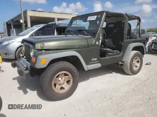 2006 Jeep Wrangler SE z VIN 1J4FA29196P754586, wystawiony jako Copart lot #61381785 z przebiegiem 171 029 mil mil oraz Szkoda całkowita • Salvage title. Historia ofert i sprzedaży dostępna na DreamBid. Obrazek 1.