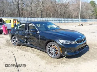 2020 BMW 3 Series 330i xDrive with VIN 3MW5R7J05L8B35758, listed as a IAAI auction lot 41680239 with 1 mi miles. Bid and sale history available at carsss.com. Image 1.