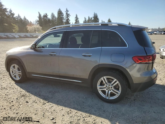 2020 Mercedes-Benz GLB with VIN W1N4M4HB7LW057714, listed as a Copart auction lot 51992625 with 54,350 mi miles and Salvage Title. Bid and sale history available at carsss.com. Image 2.