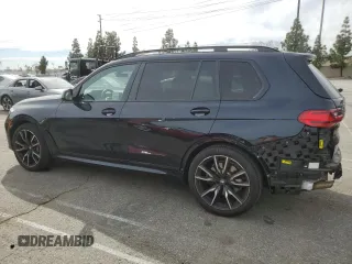 2022 BMW X7 xDrive40i with VIN 5UXCW2C00N9M54284, listed as a Copart auction lot 46675775 with 37,386 mi miles and Salvage Title. Bid and sale history available at carsss.com. Image 2.