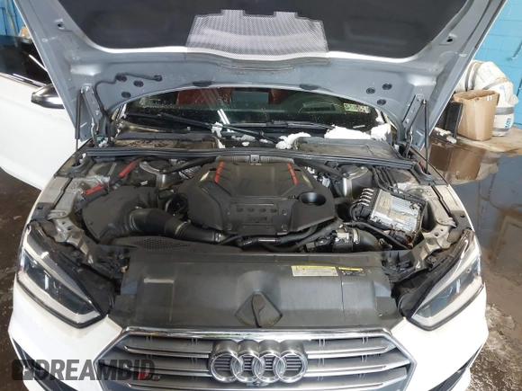 2018 Audi S5 Prestige z VIN WAU24GF55JN013434, wystawiony jako IAAI lot #41570467 z przebiegiem Nie podano mil oraz . Historia ofert i sprzedaży dostępna na DreamBid. Obrazek 10.