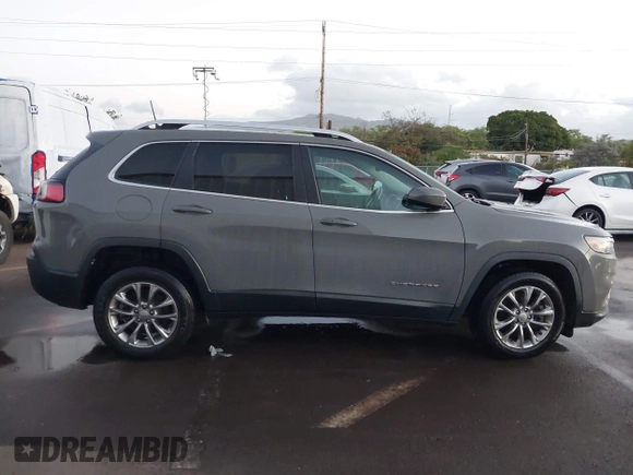 2021 Jeep Cherokee Latitude Lux with VIN 1C4PJLMX4MD158909, listed as a IAAI auction lot 41709423 with 28,368 mi miles. Bid and sale history available at carsss.com. Image 12.
