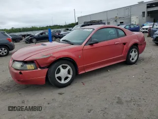 2002 Ford Mustang Standard with VIN 1FAFP40412F107189, listed as a Copart auction lot 58425645 with 148,551 mi miles and Salvage title. Bid and sale history available at DreamBid. Image 1.