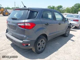2021 Ford EcoSport S with VIN MAJ3S2FE0MC407879, listed as a IAAI auction lot 42040867 with 76,912 mi miles. Bid and sale history available at carsss.com. Image 4.