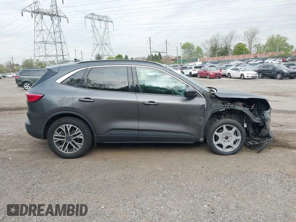 2020 Ford Escape SEL with VIN 1FMCU0H68LUA61096, listed as a IAAI auction lot 42062185 with 60,972 mi miles and . Bid and sale history available at carsss.com. Image 14.