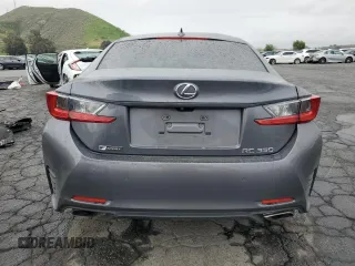 2015 Lexus RC 350 F Sport with VIN JTHHE5BC7F5007529, listed as a Copart auction lot 51106915 with 108,008 mi miles and Salvage title. Bid and sale history available at DreamBid. Image 6.