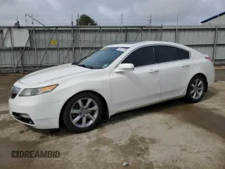 2012 Acura TL Tech Auto with VIN 19UUA8F59CA019887, listed as a Copart auction lot 50977325 with 182,865 mi miles and Salvage Title. Bid and sale history available at carsss.com. Image 1.