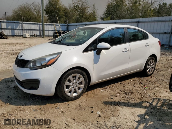 2014 Kia Rio LX with VIN KNADM4A32E6395290, listed as a Copart auction lot 48531785 with 92,582 mi miles and Salvage Title. Bid and sale history available at carsss.com. Image 1.