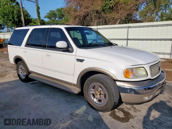 2002 Ford Expedition Eddie Bauer with VIN 1FMRU17L02LA05326, listed as a Copart auction lot 58048805 with 211,594 mi miles and Salvage title. Bid and sale history available at DreamBid. Image 4.