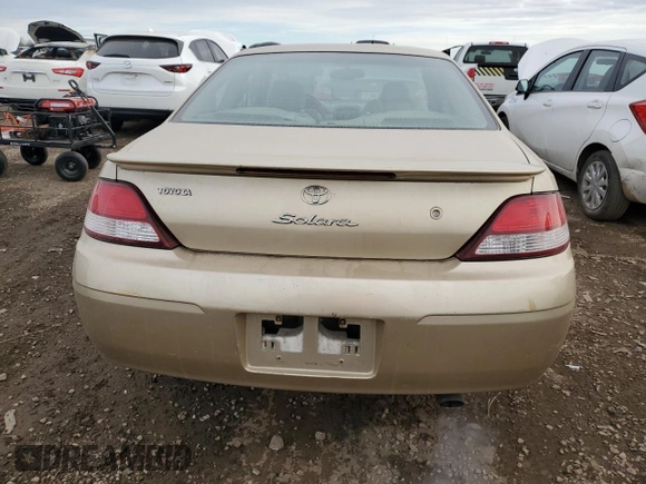 2001 Toyota Solara SE with VIN 2T1CF28P21C468120, listed as a Copart auction lot 84181504 with 167,808 mi miles and Salvage Title. Bid and sale history available at carsss.com. Image 6.