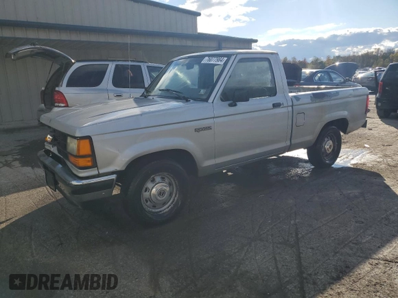 1991 Ford Ranger Splash with VIN 1FTCR10A6MUB73909, listed as a Copart auction lot 76077984 with 45,403 mi miles and Salvage Title. Bid and sale history available at DreamBid. Image 1.