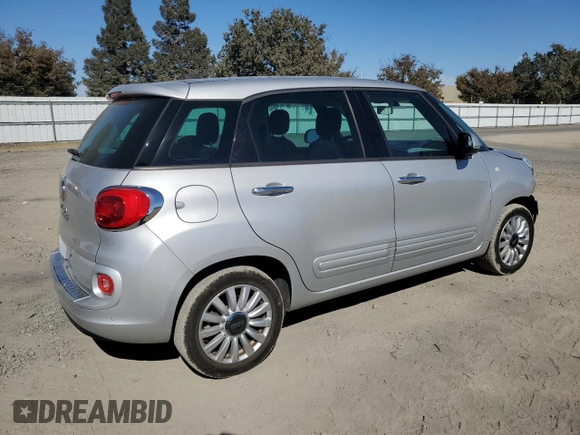 2014 FIAT 500L Easy with VIN ZFBCFABH6EZ024667, listed as a Copart auction lot 75938254 with 99,287 mi miles and Salvage Title. Bid and sale history available at carsss.com. Image 3.