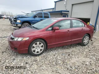 2009 Honda Civic LX z VIN 19XFA16559E043771, wystawiony jako Copart lot #53894875 z przebiegiem 90 298 mil mil oraz Czysty tytuł • Clean title. Historia ofert i sprzedaży dostępna na DreamBid. Obrazek 1.