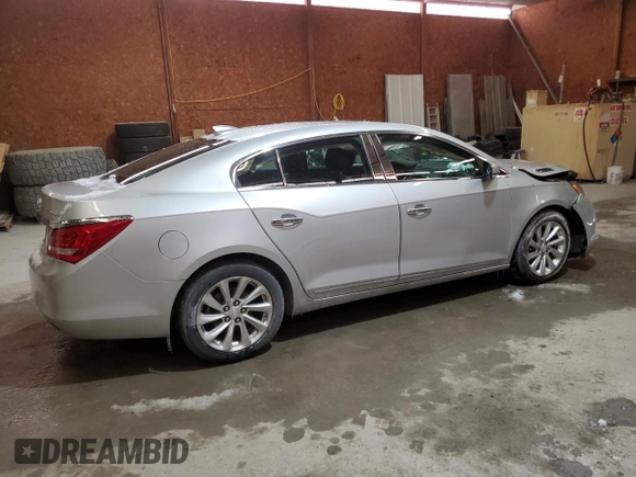 2015 Buick LaCrosse Leather with VIN 1G4GB5GR5FF282521, listed as a Copart auction lot 45970725 with 86,413 mi miles and Salvage Title. Bid and sale history available at DreamBid. Image 3.