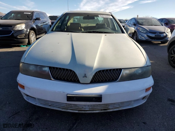 2002 Mitsubishi Diamante LS with VIN 6MMAP67P02T011531, listed as a Copart auction lot 83510334 with 106,482 mi miles and Salvage Title. Bid and sale history available at carsss.com. Image 5.