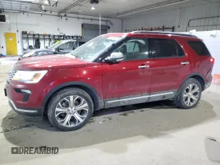 2019 Ford Explorer Platinum z VIN 1FM5K8HT0KGA90141, wystawiony jako Copart lot #88753325 z przebiegiem 41 883 mil mil oraz Szkoda całkowita • Salvage title. Historia ofert i sprzedaży dostępna na DreamBid. Obrazek 1.