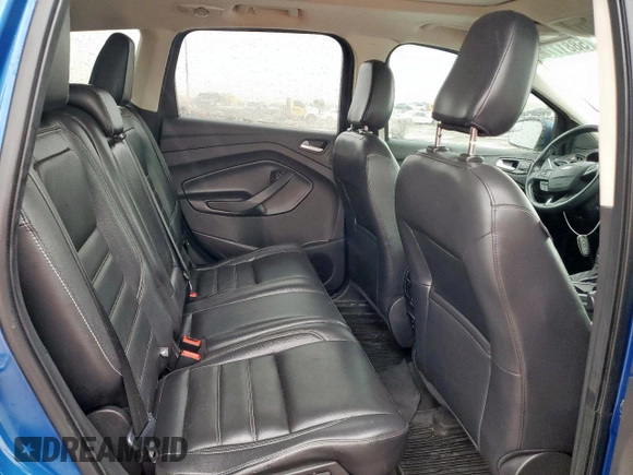 2018 Ford Escape Titanium with VIN 1FMCU9J98JUB31234, listed as a Copart auction lot 58817705 with 140,183 mi miles and Salvage title. Bid and sale history available at DreamBid. Image 10.