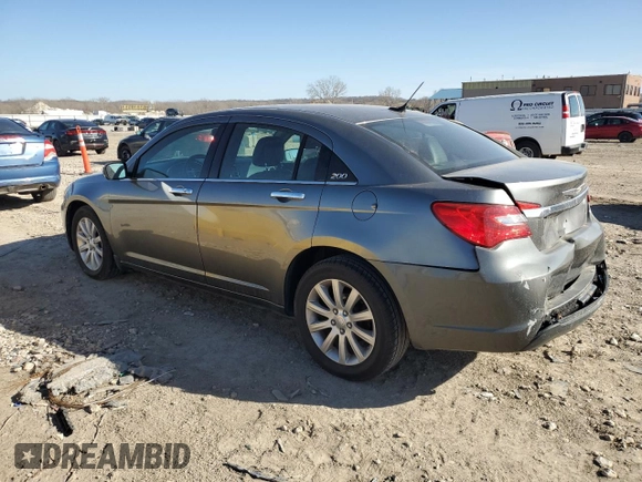 2013 Chrysler 200 Limited with VIN 1C3CCBCG6DN507653, listed as a Copart auction lot 49248375 with 159,695 mi miles and Salvage Title. Bid and sale history available at carsss.com. Image 2.