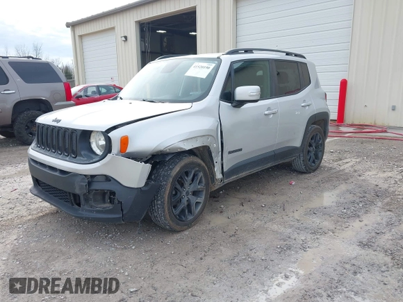 2017 Jeep Renegade Latitude with VIN ZACCJABB4HPG19706, listed as a IAAI auction lot 41520190 with 180,755 mi miles and . Bid and sale history available at DreamBid. Image 17.