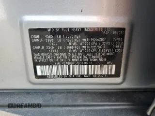 2013 Subaru Outback 2.5i Limited with VIN 4S4BRBKC4D3318737, listed as a Copart auction lot 65179274 with 196,589 mi miles and Clean Title. Bid and sale history available at carsss.com. Image 12.