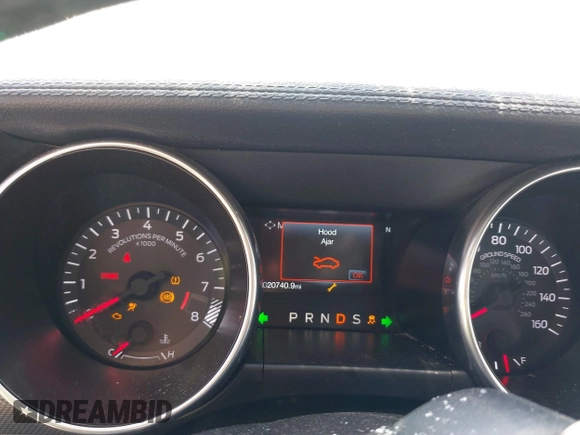 2020 Ford Mustang GT with VIN 1FA6P8CF1L5100335, listed as a IAAI auction lot 41326970 with 20,740 mi miles and . Bid and sale history available at DreamBid. Image 7.