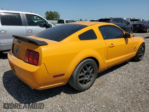2007 Ford Mustang GT Deluxe with VIN 1ZVHT82HX75343081, listed as a Copart auction lot 52754385 with 122,369 mi miles and Salvage title. Bid and sale history available at DreamBid. Image 3.