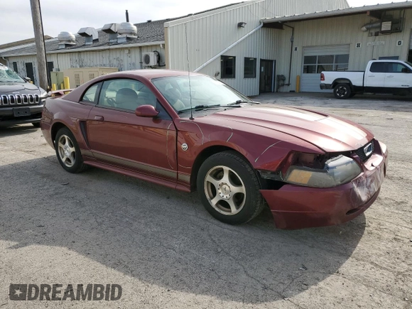 2004 Ford Mustang Standard with VIN 1FAFP406X4F148246, listed as a Copart auction lot 52475415 with 155,429 mi miles and Salvage Title. Bid and sale history available at carsss.com. Image 4.
