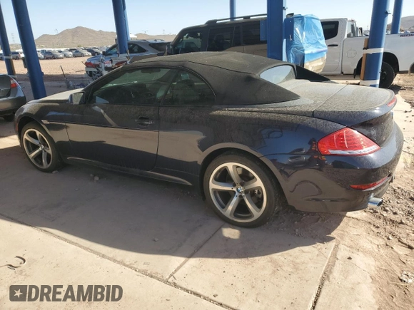 2008 BMW 6 Series 650i with VIN WBAEB53568CX61840, listed as a Copart auction lot 78437654 with 117,548 mi miles and Clean Title. Bid and sale history available at carsss.com. Image 2.