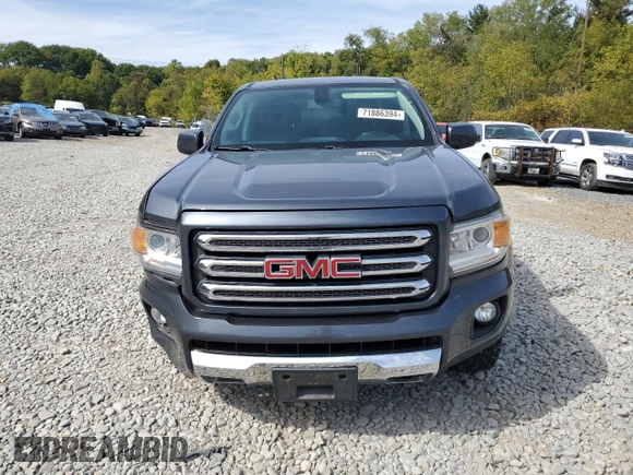 2016 GMC Canyon 4WD SLE with VIN 1GTG6CE3XG1325826, listed as a Copart auction lot 71886394 with 160,658 mi miles and Salvage Title. Bid and sale history available at carsss.com. Image 5.