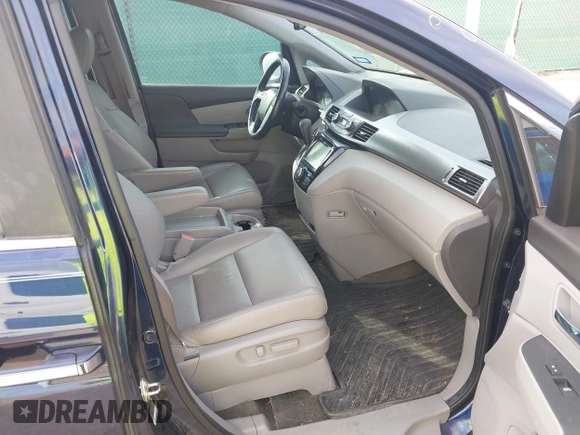2015 Honda Odyssey EX-L z VIN 5FNRL5H62FB008681, wystawiony jako IAAI lot #42060381 z przebiegiem 128 372 mil mil oraz . Historia ofert i sprzedaży dostępna na DreamBid. Obrazek 5.