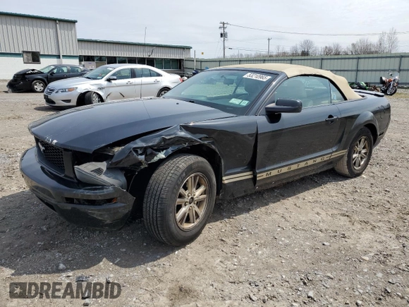 2007 Ford Mustang Deluxe with VIN 1ZVFT84N875365994, listed as a Copart auction lot 53210965 with 170,112 mi miles and Salvage Title. Bid and sale history available at carsss.com. Image 1.