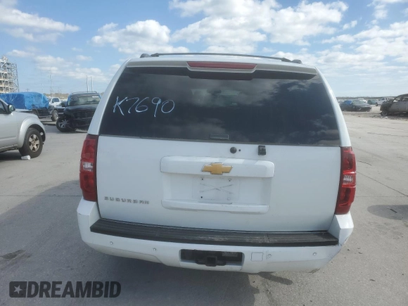 2013 Chevrolet Suburban LT with VIN 1GNSCJE01DR227690, listed as a Copart auction lot 48963485 with 184,298 mi miles and Salvage Title. Bid and sale history available at carsss.com. Image 6.