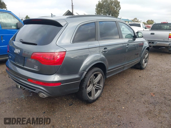 2014 Audi Q7 3.0L TDI Prestige with VIN WA1WMAFE0ED018516, listed as a IAAI auction lot 41749208 with 129,498 mi miles. Bid and sale history available at carsss.com. Image 4.