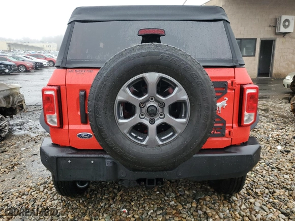 2022 Ford Bronco with VIN 1FMDE5AH9NLB12334, listed as a Copart auction lot 83205734 with 12,789 mi miles and Salvage Title. Bid and sale history available at carsss.com. Image 6.