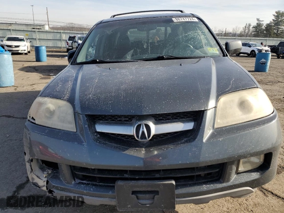 2005 Acura MDX Touring with VIN 2HNYD18985H558322, listed as a Copart auction lot 86747724 with 175,683 mi miles and Salvage Title. Bid and sale history available at carsss.com. Image 5.