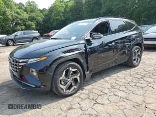 2023 Hyundai Tucson Limited with VIN 5NMJECAE0PH231475, listed as a Copart auction lot 58365655 with 24,023 mi miles and Salvage title. Bid and sale history available at DreamBid. Image 1.