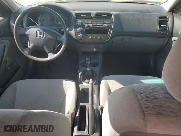 2001 Honda Civic DX with VIN 2HGES15271H568471, listed as a Copart auction lot 46260835 with 189,699 mi miles and Salvage Title. Bid and sale history available at carsss.com. Image 8.