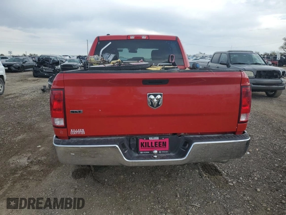 2021 Ram 1500 Classic SLT with VIN 1C6RR6LG1MS530343, listed as a Copart auction lot 83657354 with 65,173 mi miles and Salvage Title. Bid and sale history available at carsss.com. Image 6.