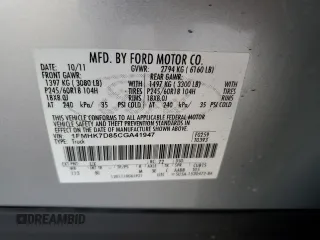 2012 Ford Explorer XLT z VIN 1FMHK7D85CGA41947, wystawiony jako Copart lot #55871925 z przebiegiem 119 152 mil mil oraz Szkoda całkowita • Salvage title. Historia ofert i sprzedaży dostępna na DreamBid. Obrazek 13.