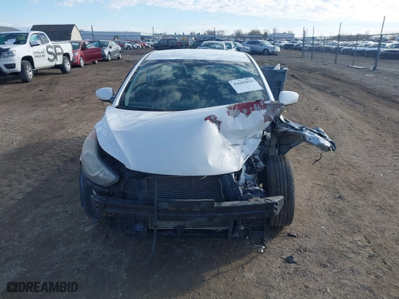 2013 Hyundai Elantra Coupe GS with VIN KMHDH6AE2DU023345, listed as a IAAI auction lot 41685816 with 1 mi miles. Bid and sale history available at carsss.com. Image 12.